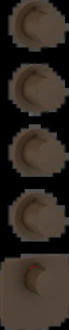 Смеситель для душа 43238 845 Gessi Ventaglio ТЕМНАЯ БРОНЗА