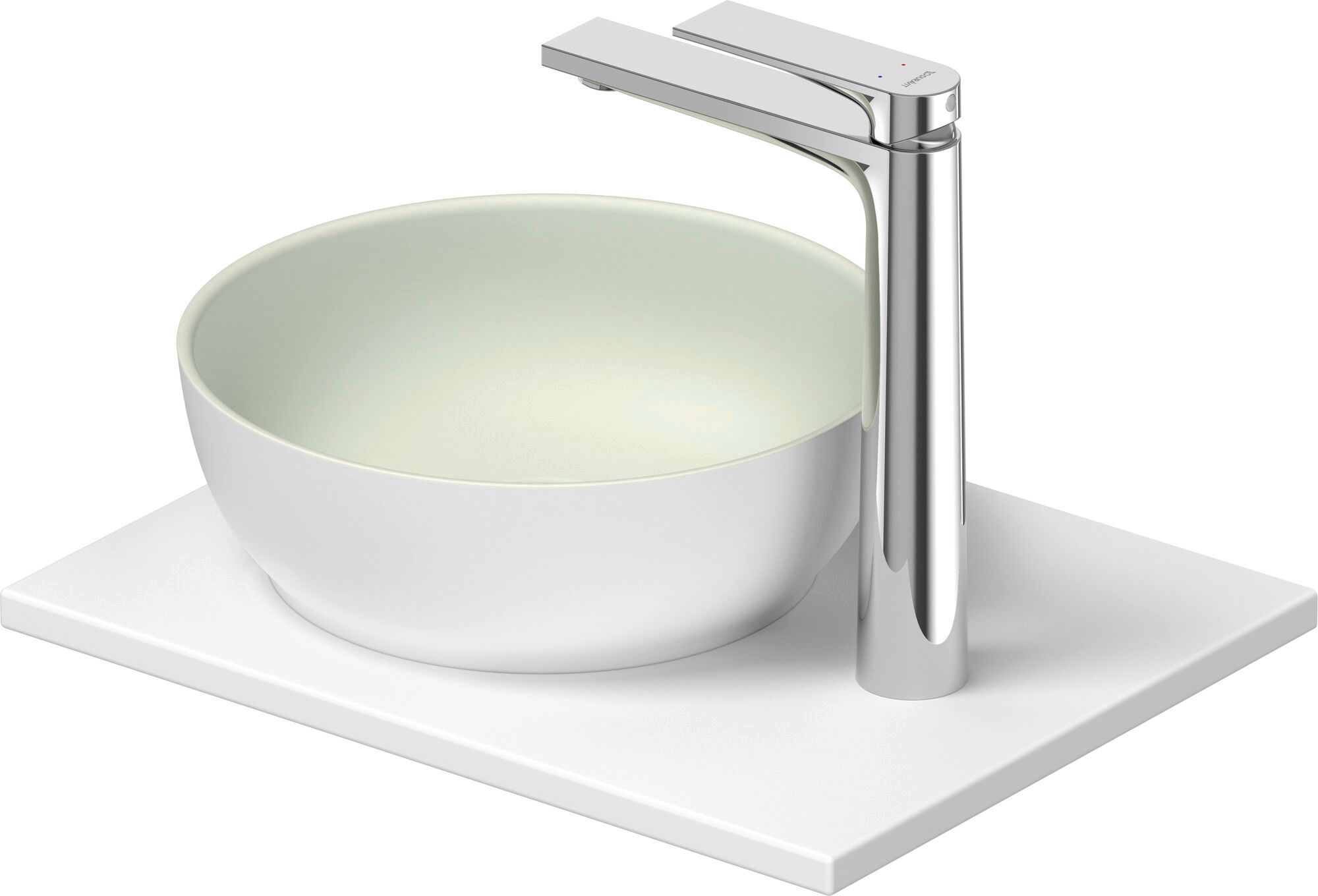 Керамическая столешница круглый умывальник Duravit Sivida ARCH-00000838 - Вид №7