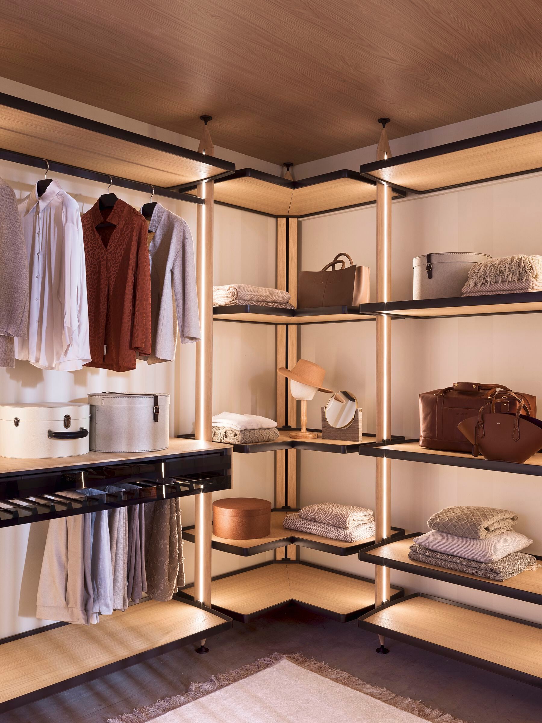 Система для гардеробных, оборудованных стен и книжных шкафов Novamobili DEDALO ARCH-00009022 - Вид №2