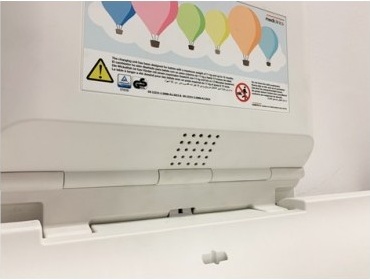 CP0016H-I Горизонтальный пеленальный столик со встроенной антибактериальной добавкой и ионизатором mediclinics  - Вид №4