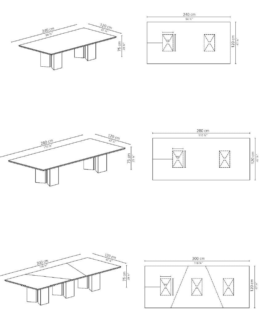 Прямоугольный стол из грецкого ореха Casamilano KARL ARCH-00114581 - Вид №2
