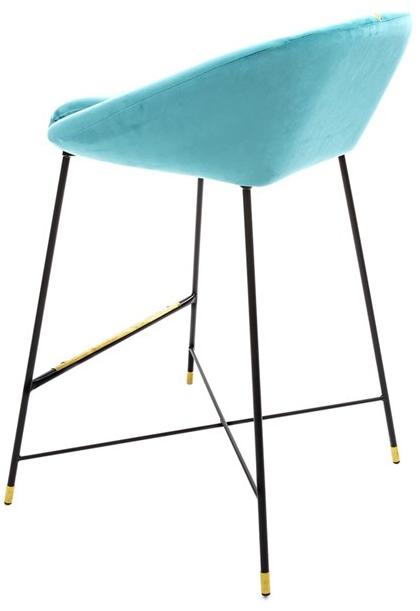 Seletti Высокий табурет из ткани со спинкой Seletti wears toiletpaper 16173 - Вид №3