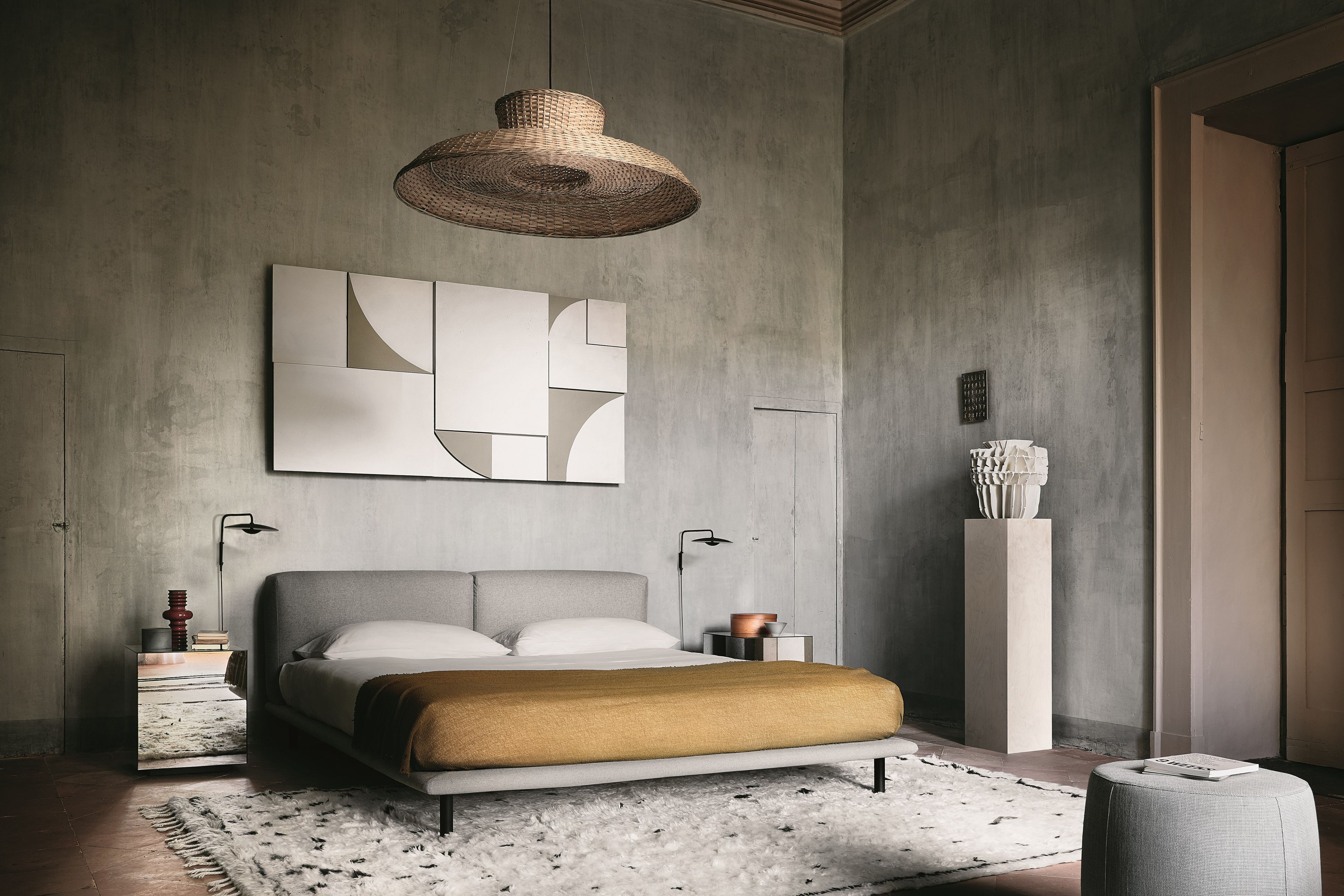 Съемная мягкая текстильная кровать Meridiani Timothy ARCH-00001241 - Вид №1