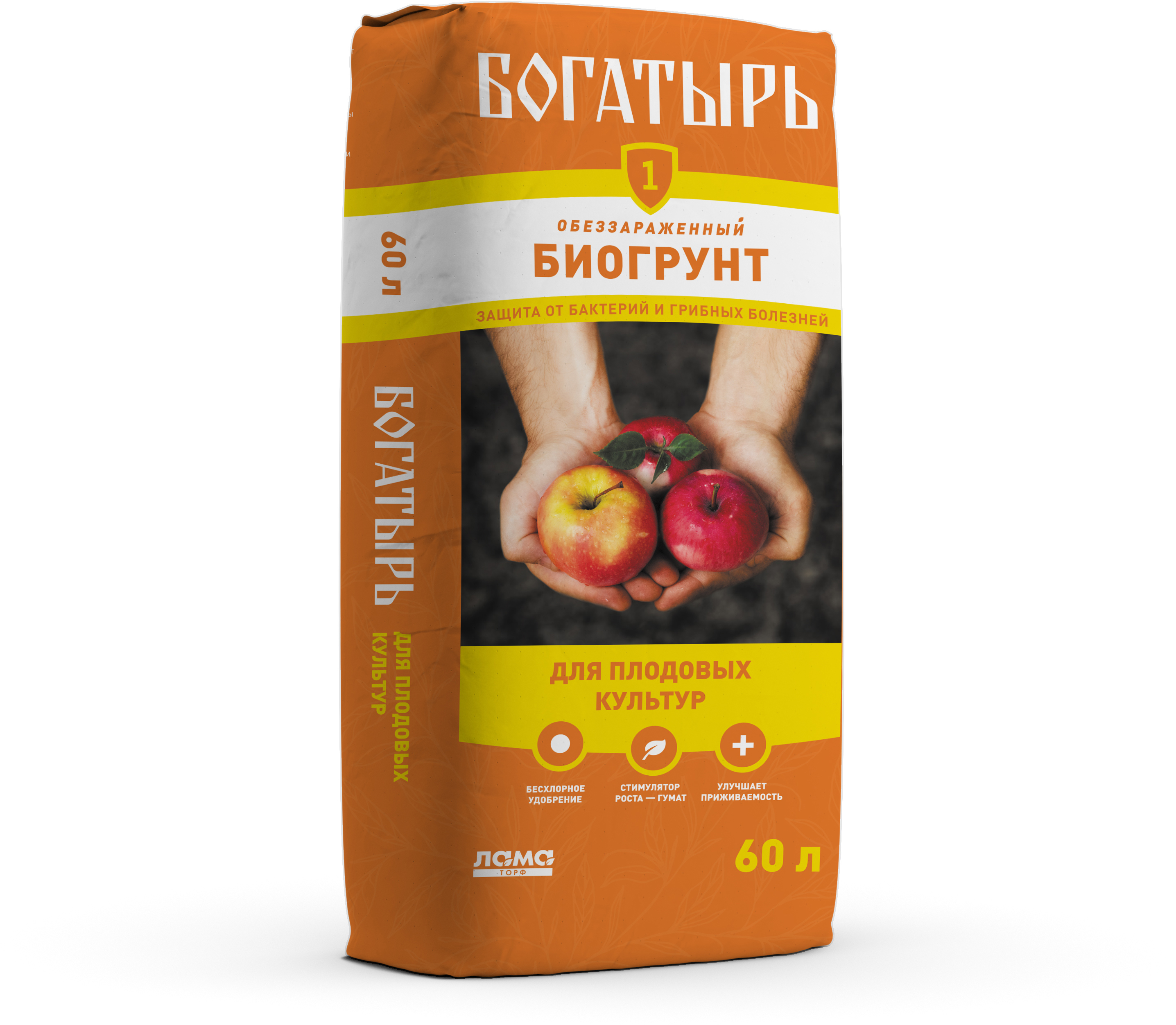 91099522 Биогрунт Для плодовых культур 60 л STLM-0483866 БОГАТЫРЬ