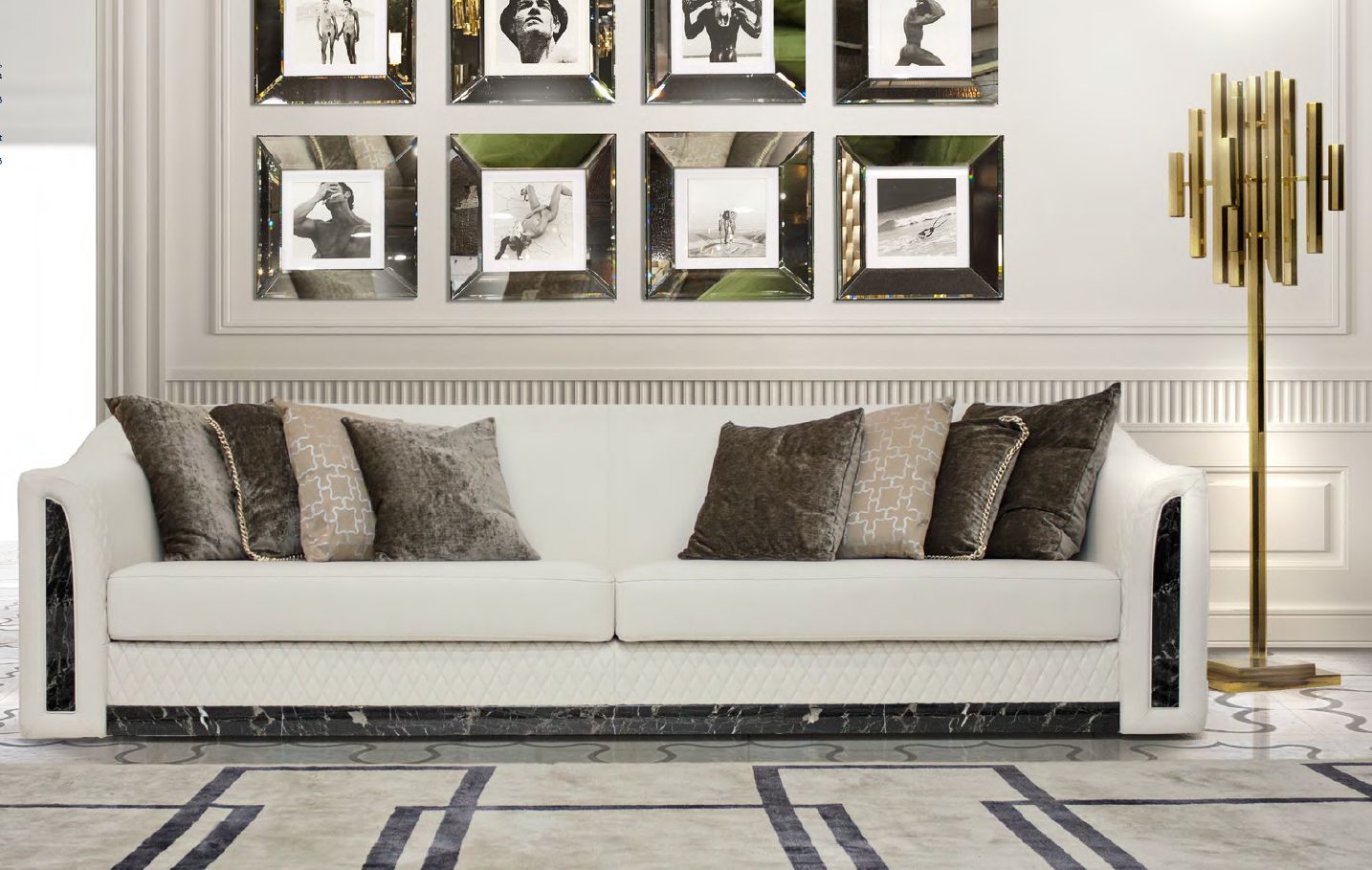 4-местный кожаный диван Formitalia ARCH-00141267 - Вид №2