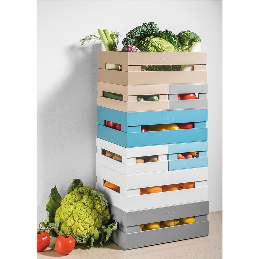 Ящики серые 2 штуки Tidy & Store GUZZINI  00-3871107 Серый  - Вид №3