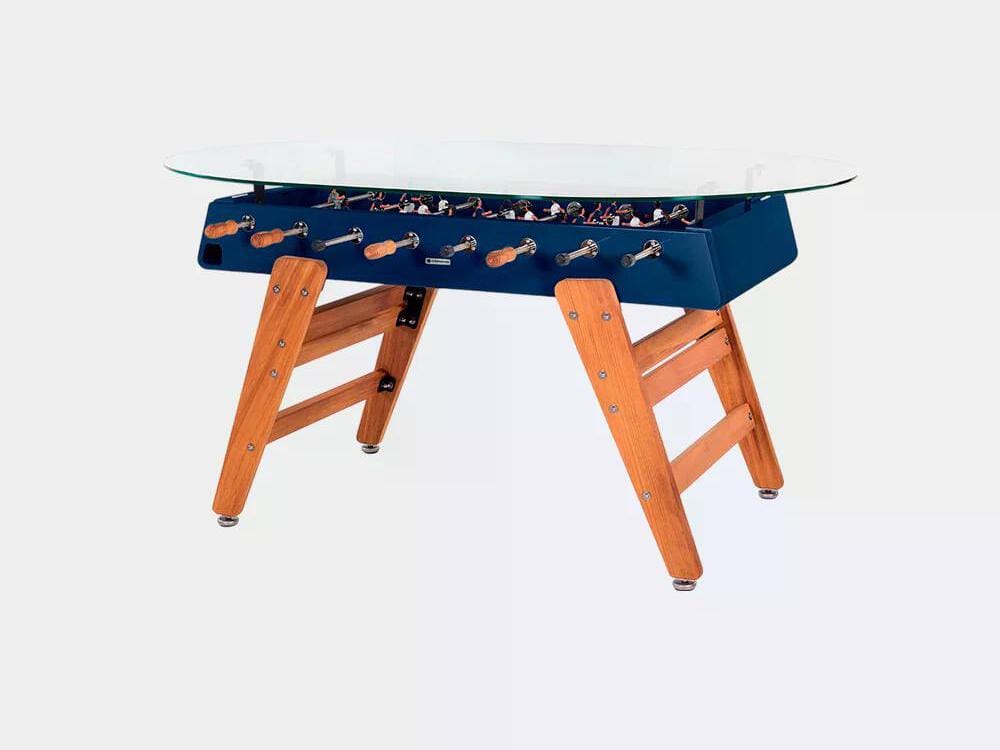 Овальный обеденный стол из стали и ироко со стеклянной столешницей RS Barcelona RS3 WOOD ARCH-00034979 - Вид №36