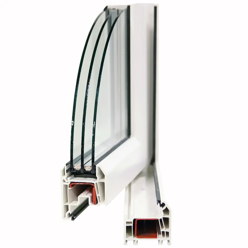 Окно ПВХ WHS одностворчатое 1000x700 мм (ВхШ) двухкамерный стеклопакет белый (с двух сторон) Santreyd STLM-2026241 - Вид №6