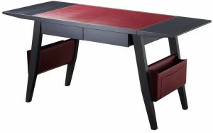 Promemoria Письменный стол из дерева и кожи с ящиками Amaranthine tales