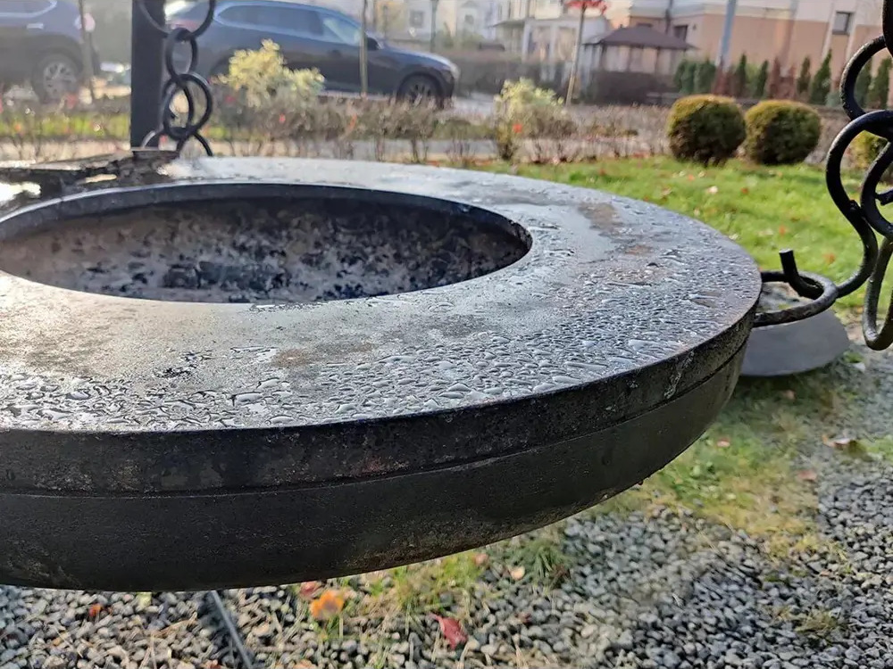 91055370 Чугунное кольцо на чашу 80 см Concretika STLM-0460277