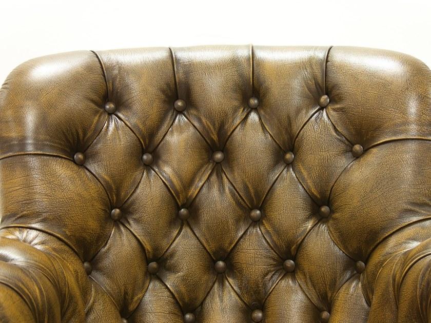 CREARTE COLLECTIONS Стеганое кожаное кресло с подлокотниками  36  - Вид №4