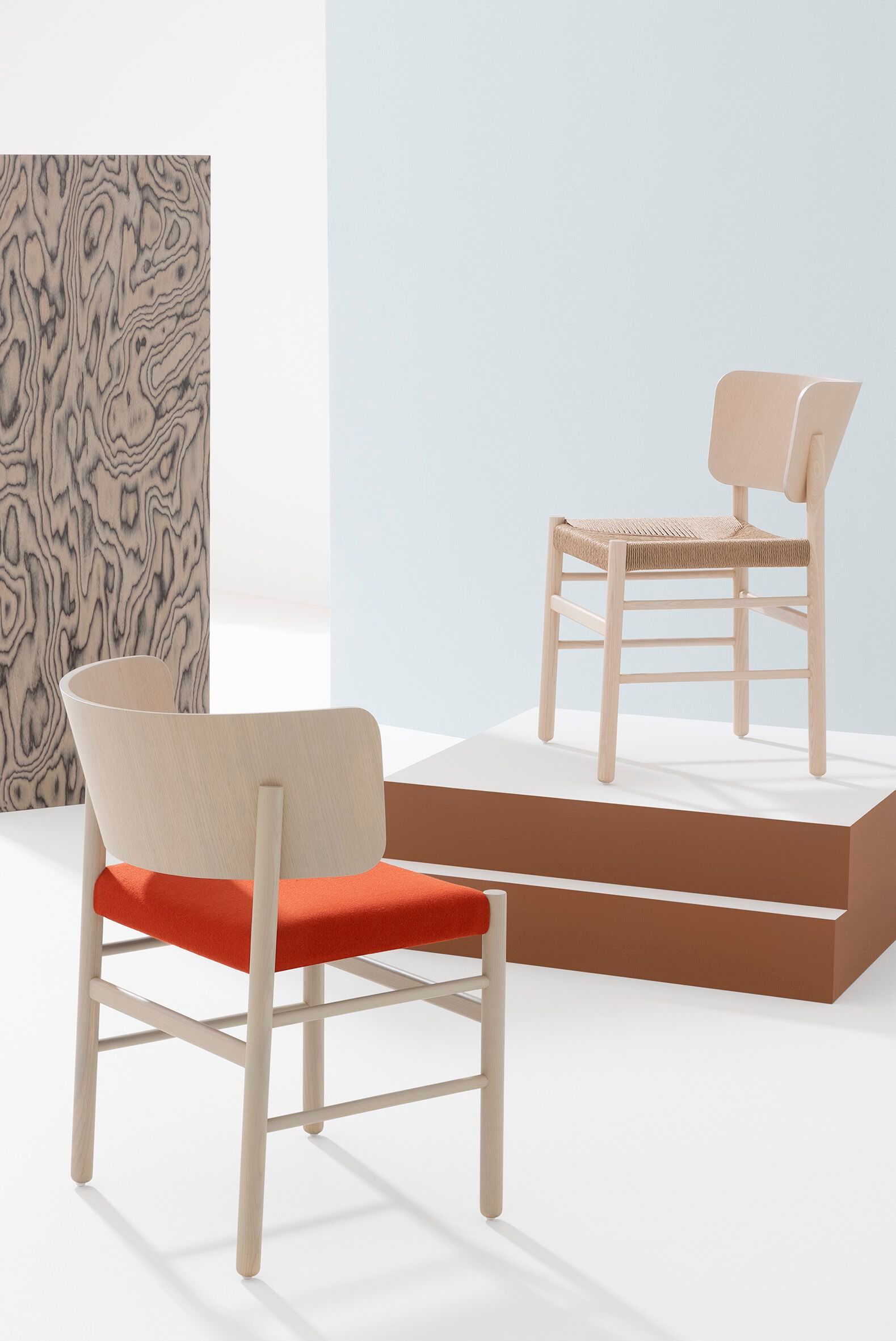 Стул из ясеня с мягким сиденьем Billiani Fratina ARCH-00150821 - Вид №5