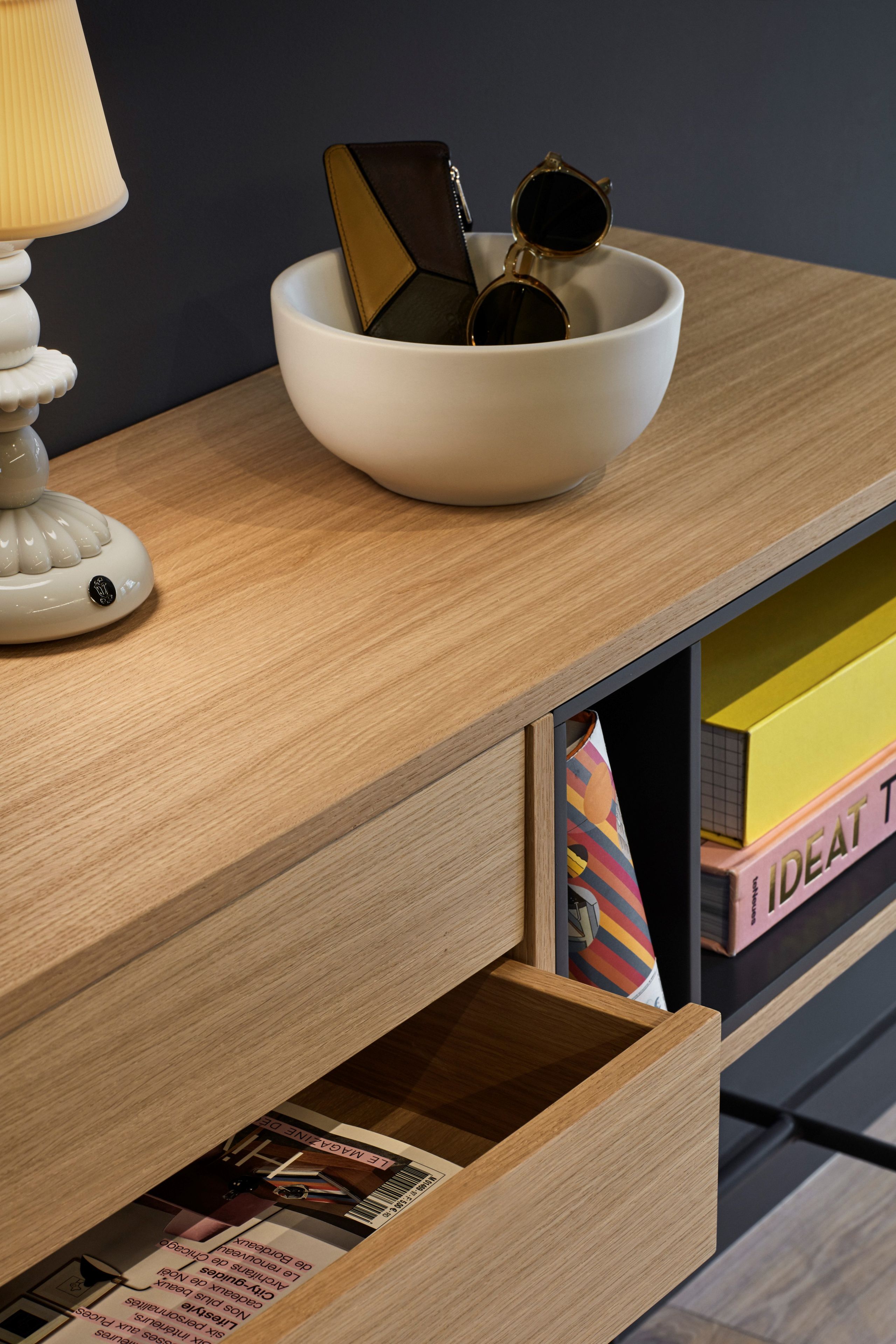 Консоль из шпона и МДФ с ящиками TEULAT Yoko ARCH-00028056 - Вид №11