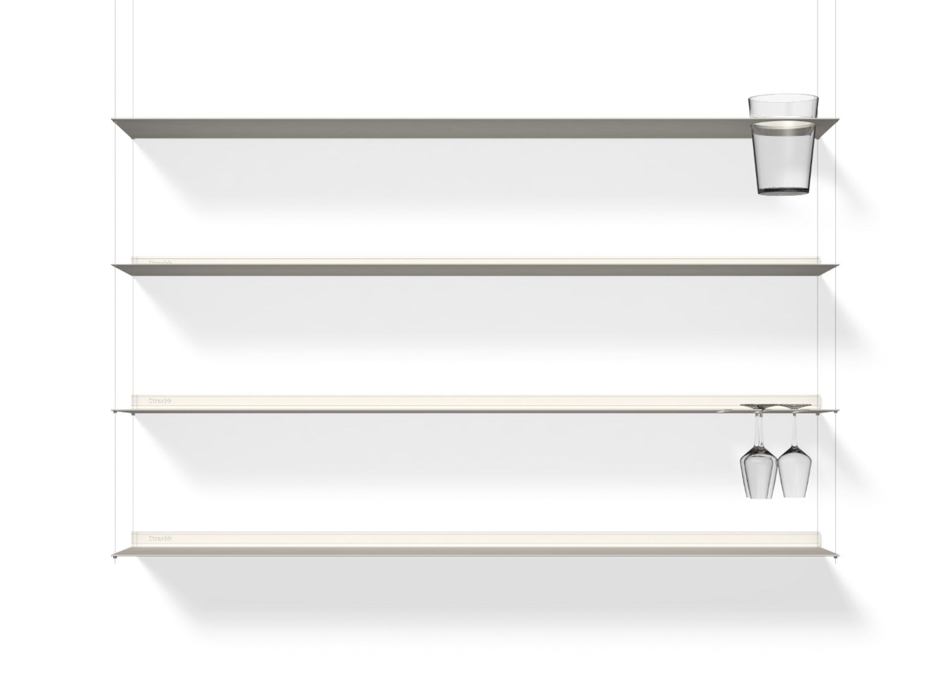 Алюминиевый книжный шкаф / перегородка Strackk ROOM DIVIDER ARCH-00061439 - Вид №6