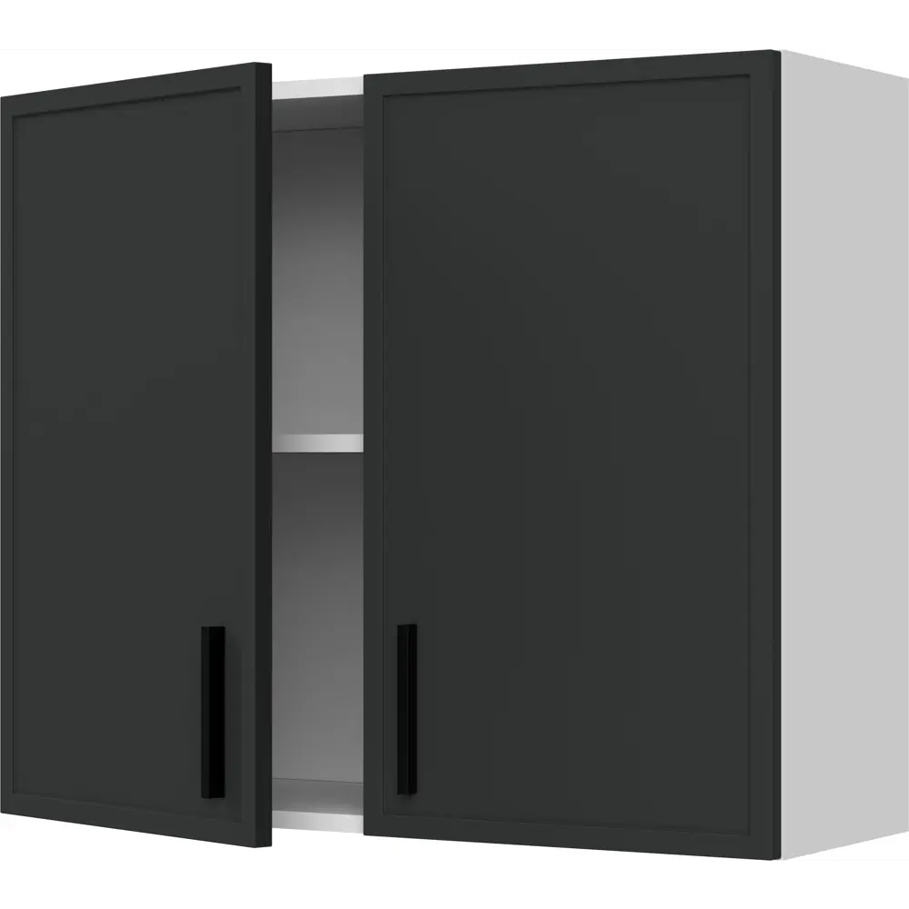 Навесной кухонный шкаф DELINIA Nero графит 80х67.6х29 см 86586444 Неро STLM-0070497 - Вид №2