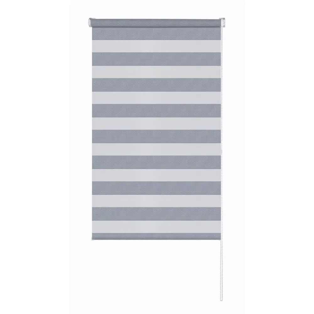 Рулонная штора день-ночь MIAMOZA Сиберия 50×160 см серая 89411394 STLM-1572110