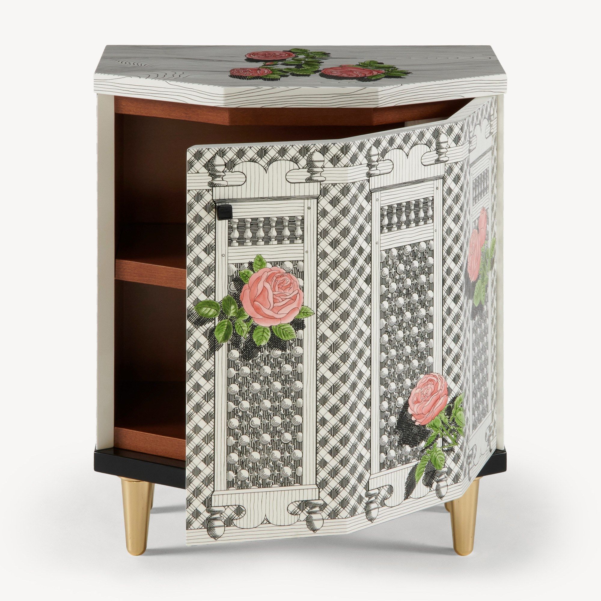 Тумбочка Fornasetti Musciarabia con rose ARCH-00132100 - Вид №2