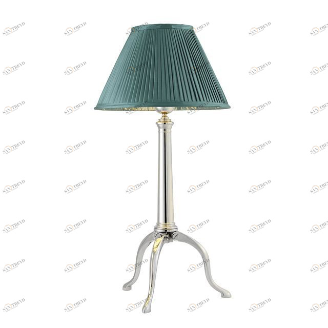 Настольная лампа Saturn S от Eichholtz Хром 109793 EICHHOLTZ КЛАССИЧЕСКИЕ 061684 Зеленый;хром 