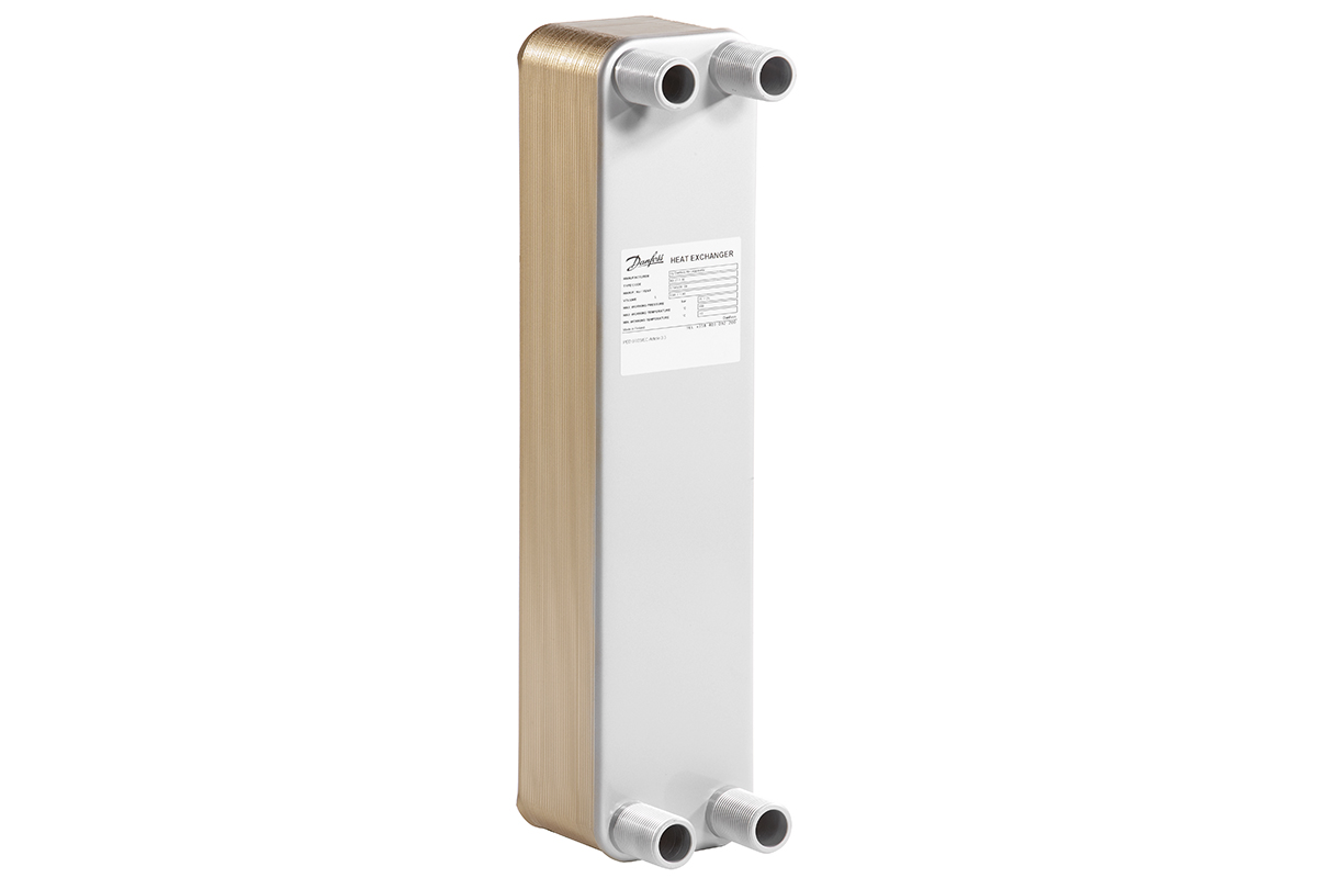 Danfoss Паяный пластинчатый теплообменник серии XB37 XB 37L-1 40 PN25 Паяный ТО 004H7276  - Вид №1