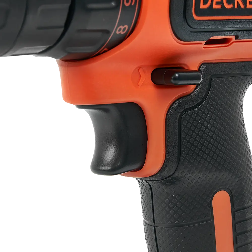 Шуруповерт аккумуляторный Black&Decker BDCDD12 10.8 В Li-ion, 2х1.5 Ач BLACK + DECKER STLM-2212243 - Вид №8
