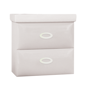 У69563 Тумба Arrondi 70П 2в.я. White 1 Marka Art