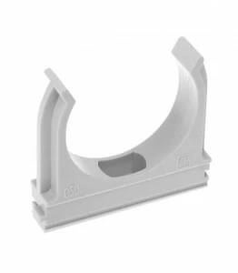 Крепеж - клипса для труб АБС-пластик D50мм