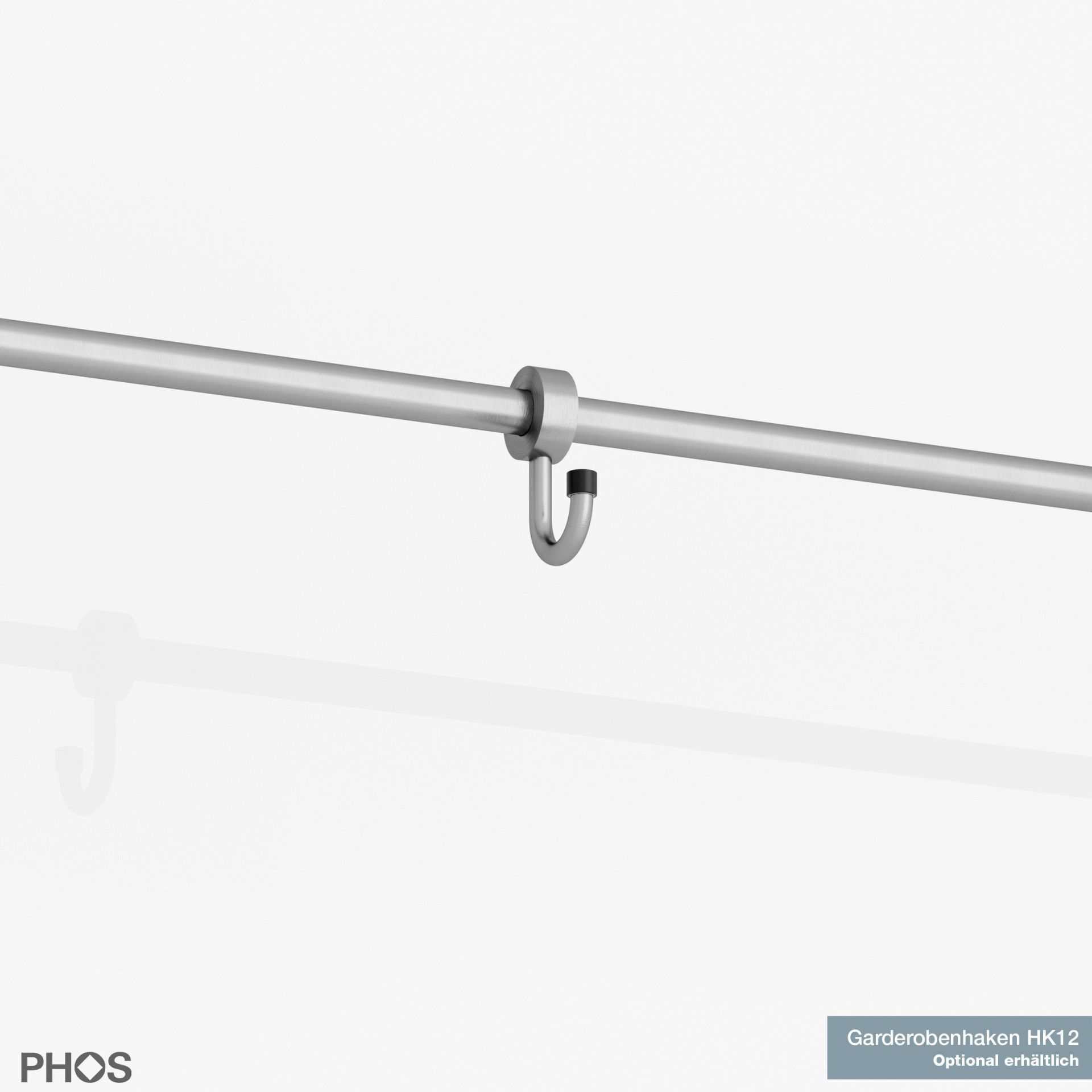 G3-1200 Шкаф навесной, широкий, с платяной штангой - ширина 120 см PHOS  - Вид №5