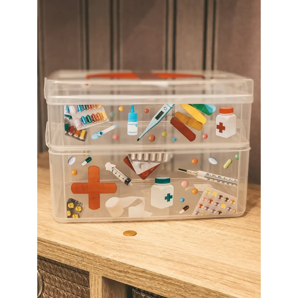 Santreyd Multi Box - прозрачная органайзерная коробка с разделителями 82360132 Ящик STLM-0025380 - Вид №5