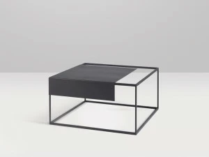 Recor Home Низкий квадратный металлический журнальный столик  C081