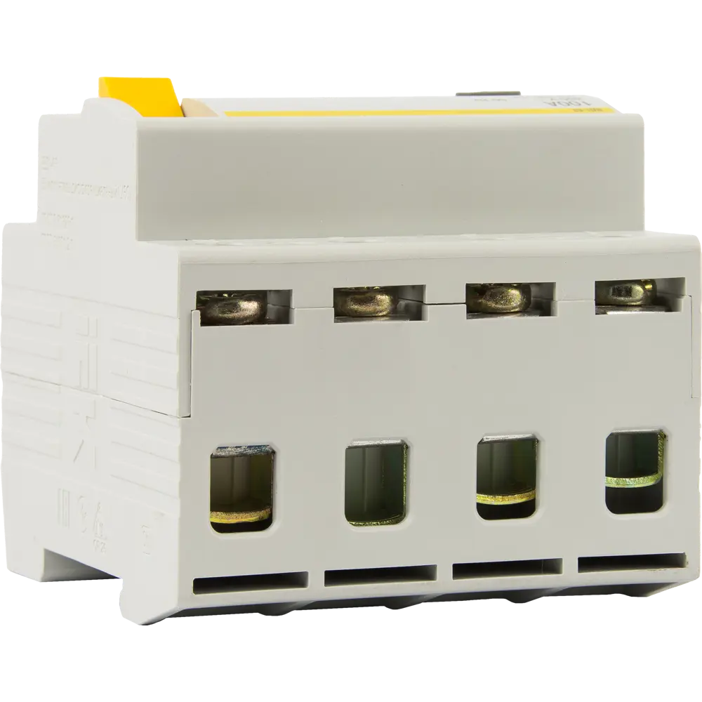 УЗО IEK Home MDV10-4-100-100 — защита от токов утечки в трехфазных сетях 82941110 STLM-0038225 - Вид №2