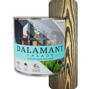 91951373 Масло для фасада Dalamant Fasade матовое цвет эбен 2 л STLM-1426104
