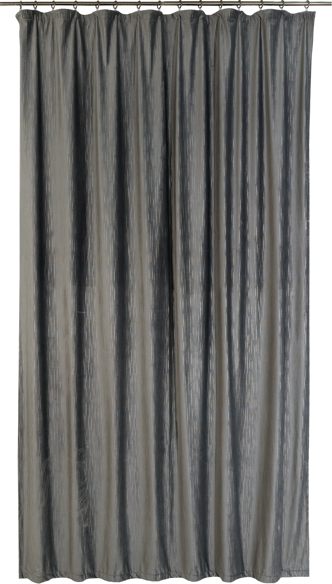 82731579 Штора на ленте «Печать Бархат» 200x270 см цвет серый STLM-0034854 AMORE MIO