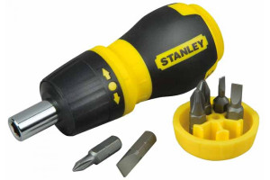 15281460 Реверсивная отвертка Stubby Multibit 0-66-358 Stanley