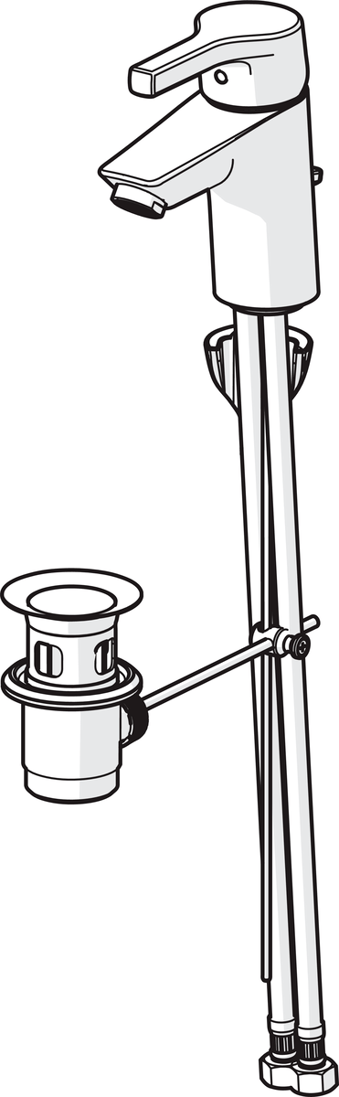 Oras 3904FH Смеситель для умывальника 3904FH Saga Style Хром  - Вид №2