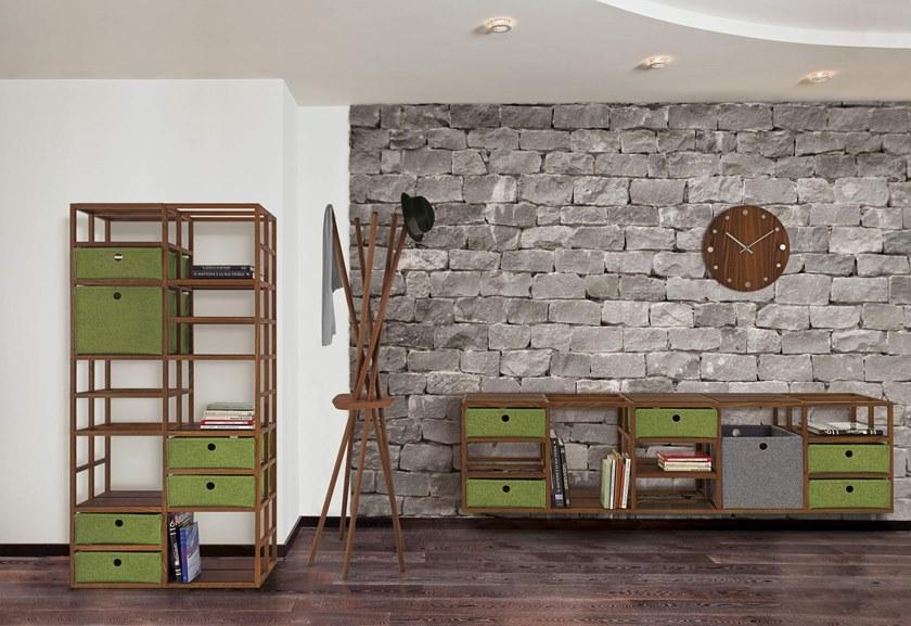 KARN Книжный шкаф из массива дерева Karn design Klct10 - Вид №1