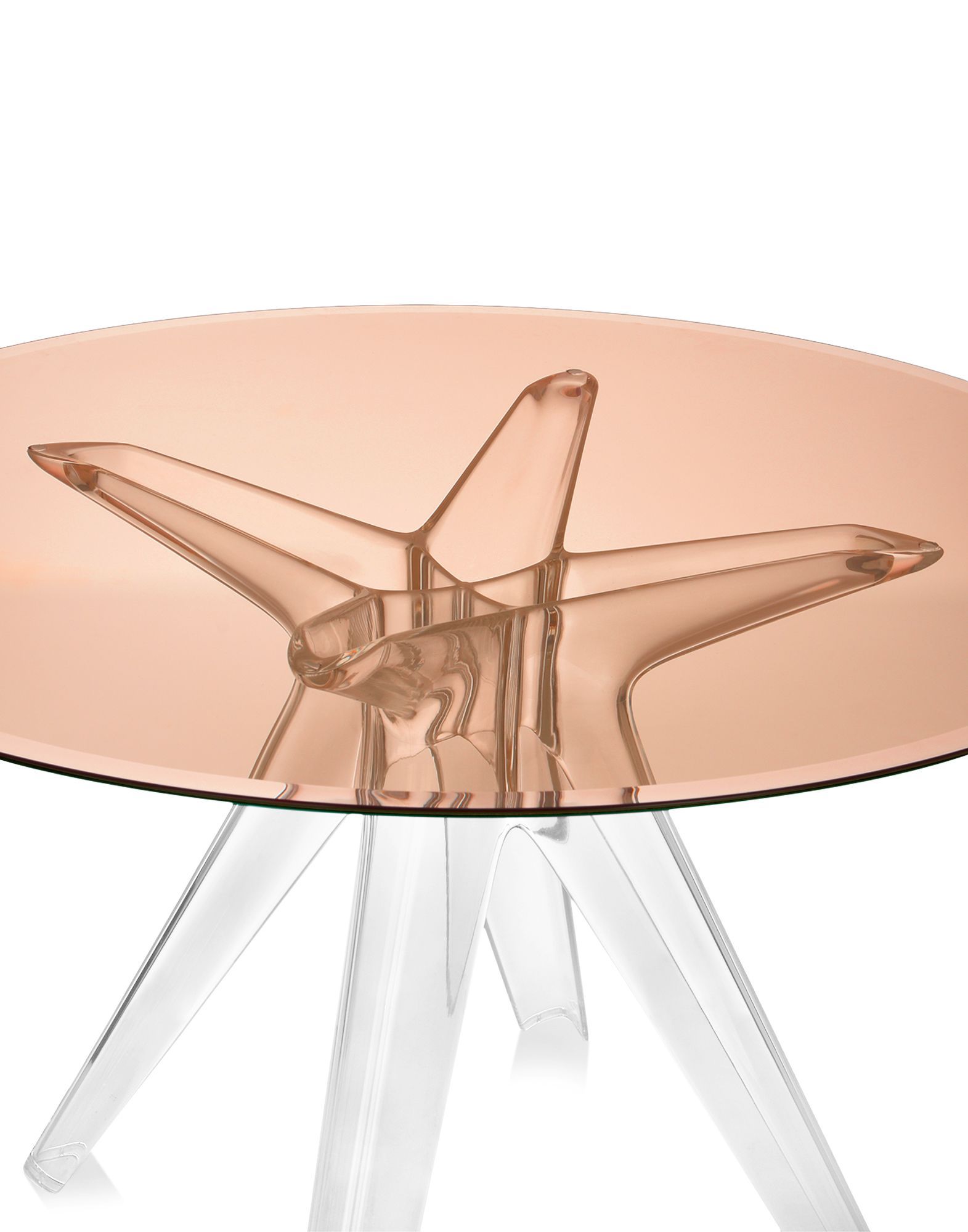 Круглый стол из хрусталя и инженерного пластика Kartell SIR GIO ARCH-00106990 - Вид №49