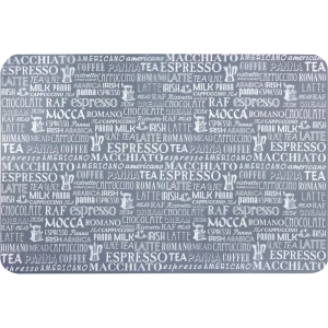 Салфетка-скатерть Фраппе 60x90 см прямоугольная ПВХ цвет серый 82206481 STLM-2007349