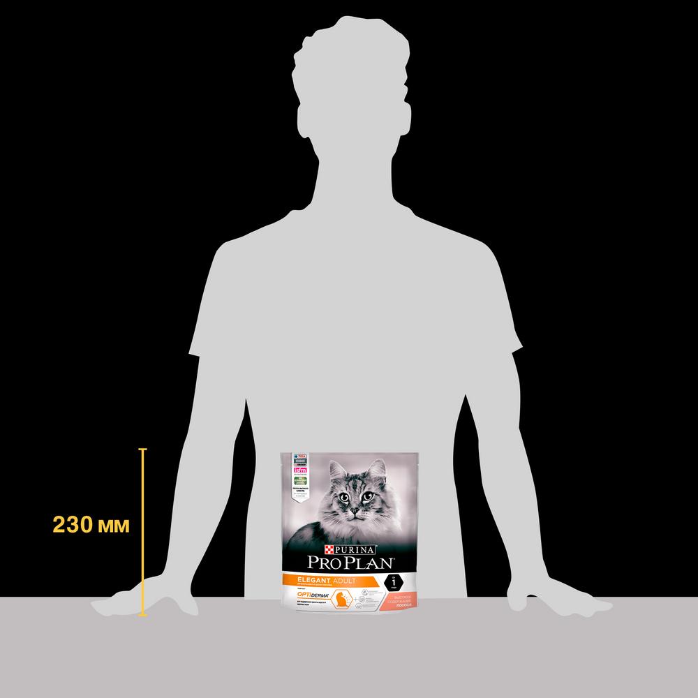 ПР0047266 Корм для кошек для здоровья шерсти и кожи лосось сух. 400 г Pro Plan  - Вид №7