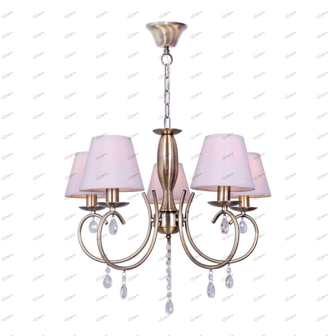 Подвесная люстра Toplight Gillian TL1136-5H TOPLIGHT ДИЗАЙНЕРСКИЕ, GILLIAN 187783 Голубой 