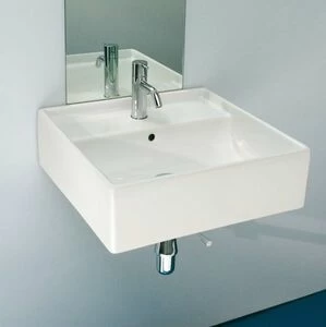 46042 Подвесная раковина настенная овальная Rapsel  белая