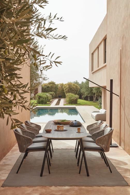 MNST308 Стул лава бронза Manutti Radius - Вид №15