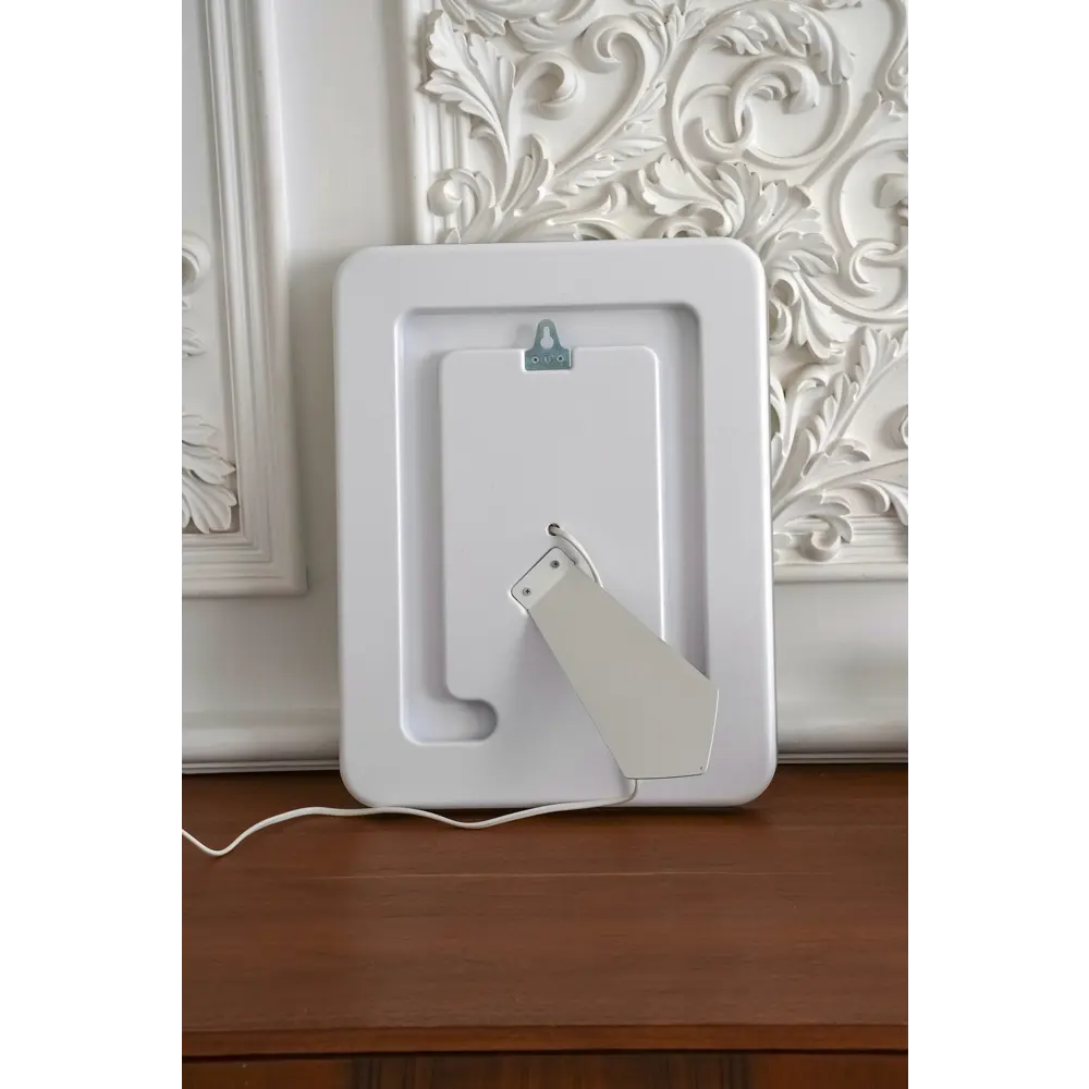 Зеркало настольное Континент Makeup 33x43 см пластик цвет белый CONTINENT Зеркало с LED-подсветкой STLM-2208390 - Вид №12