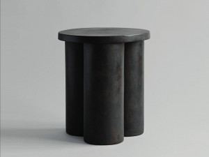 Круглый стол из волокнистого бетона