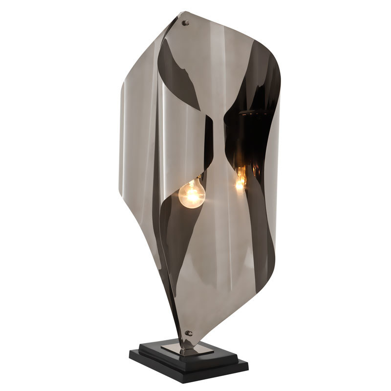 Настольная лампа Spring от Eichholtz хром 109126 EICHHOLTZ ИНТЕРЬЕРНЫЕ 061671 Хром;черный  - Вид №7