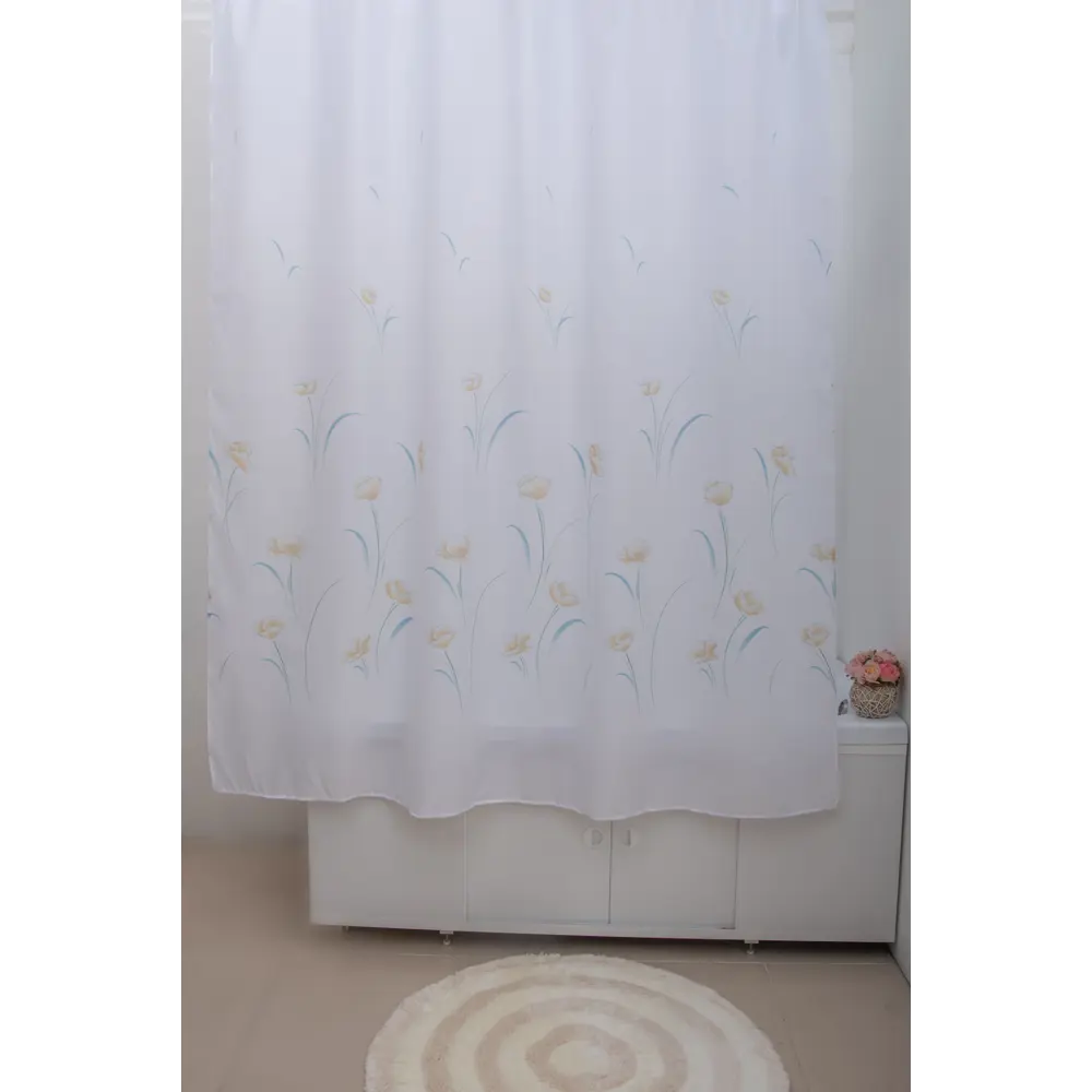 Штора для ванной Primanova Cute 180x200 см полиэстер цвет белый 85586120 STLM-2204992  - Вид №2