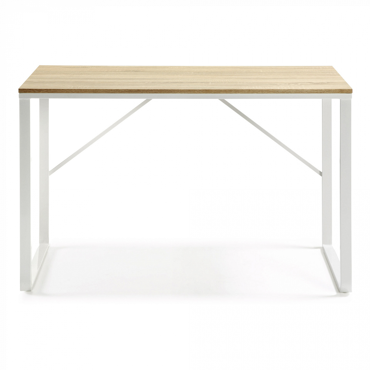 023547 Письменный стол Lisbet 120x60 металл белый La Forma Talbot  - Вид №4