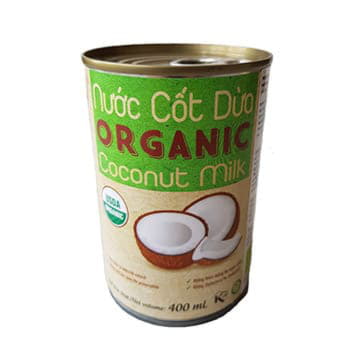 Кокосовое молоко VietCOCO Organic 400 мл Santreyd 28134