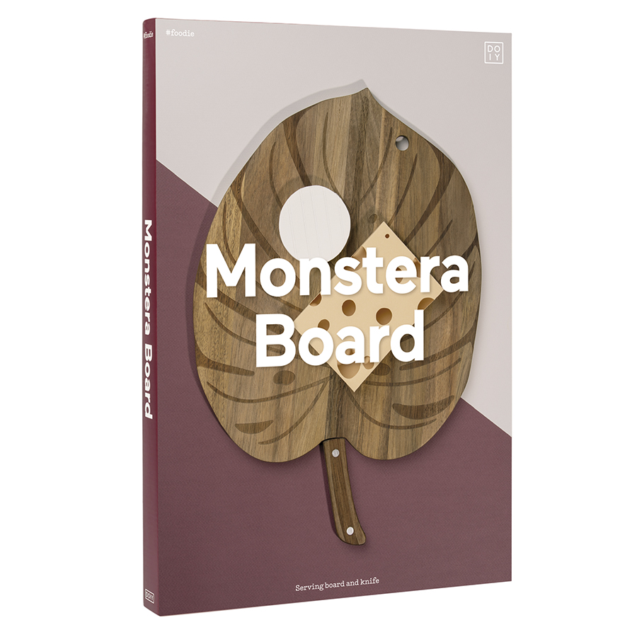 DYBOARDMO Доска сервировочная monstera Doiy  - Вид №7