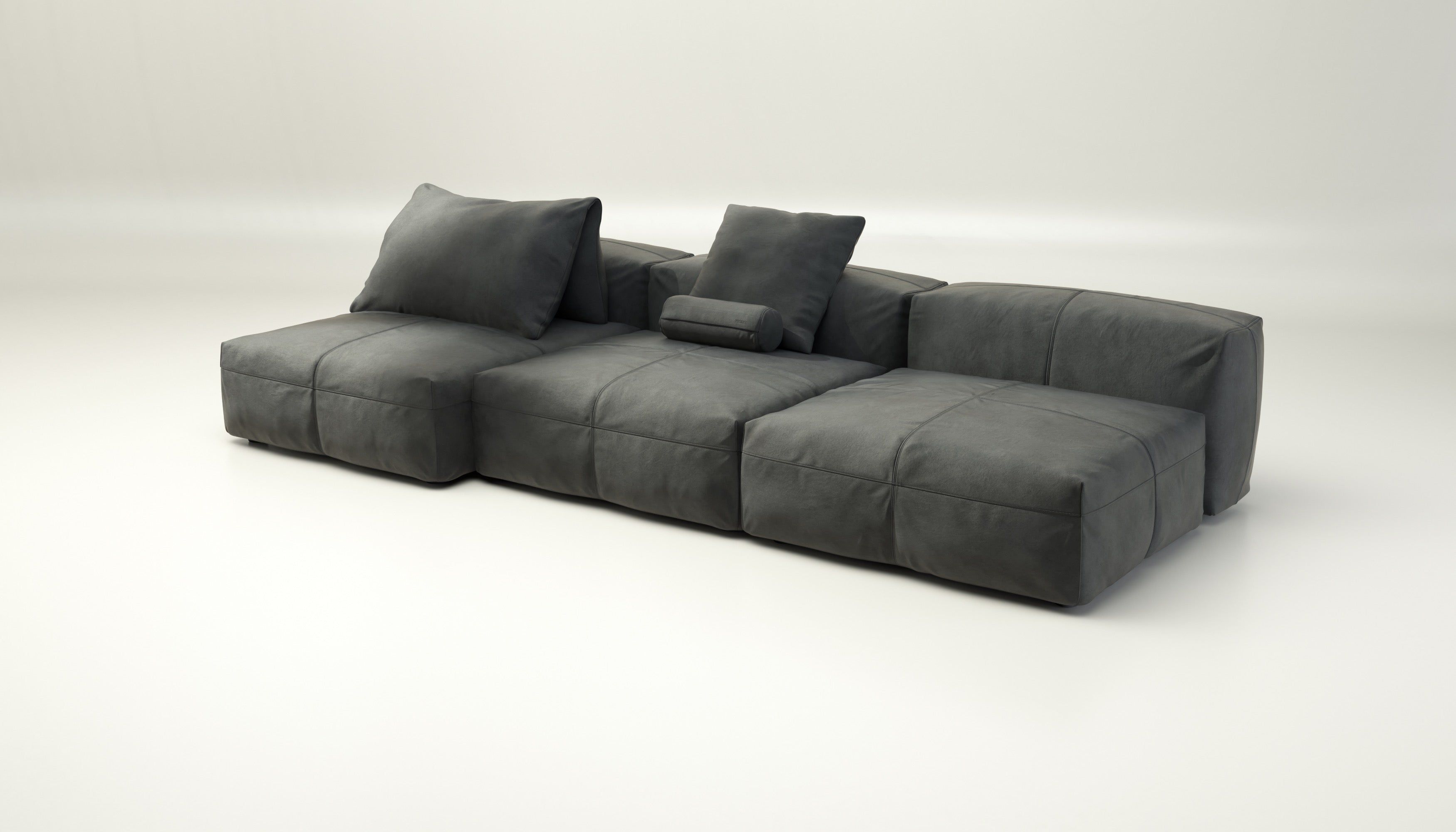 Модульный кожаный диван с полуостровом vetsak Leather ARCH-00143934 - Вид №9