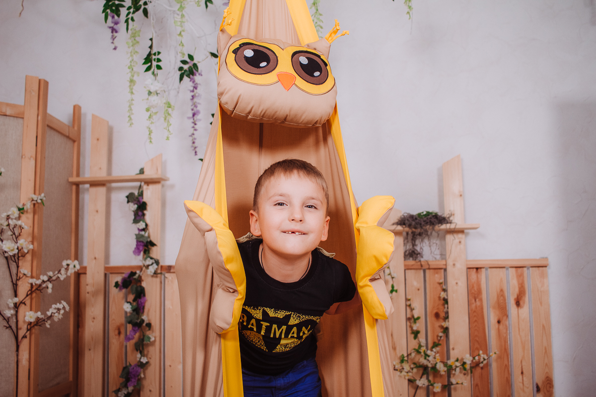 Подвесное кресло-кокон "Сова" ПОКАЧАЙКА  326705 Оранжевый Santreyd  - Вид №5